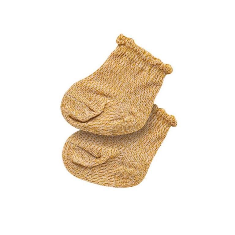 Paire de chaussettes pour poupée – Taille 28 à 35 cm - Vu de face sur fond blanc