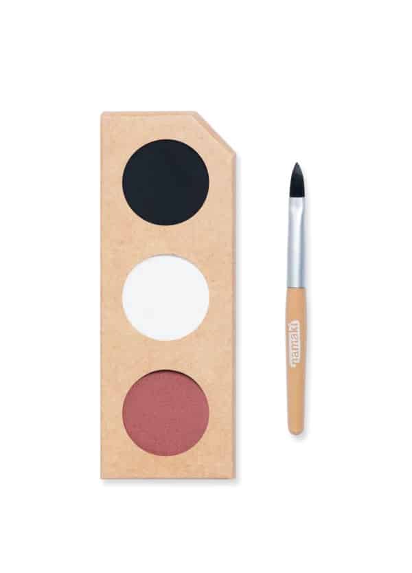 maquillage enfants, maquillage Halloween, tuto maquillage araignée enfant, tuto maquillage diable enfant, halloween déguisement enfant, palette maquillage bio enfants, maquillage non nocif enfants