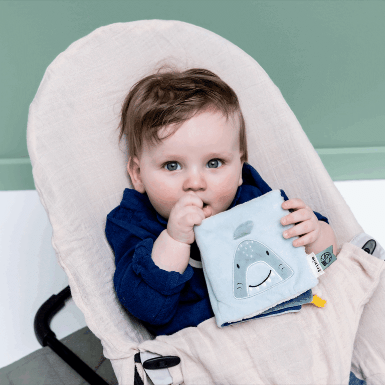 Livre sensoriel pour poussette – Mr requin - Trixie baby - Ambiance