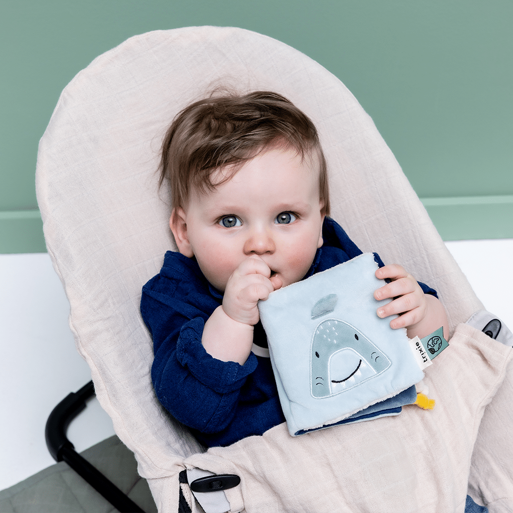 Livre sensoriel pour poussette – Mr requin - Trixie baby - Ambiance