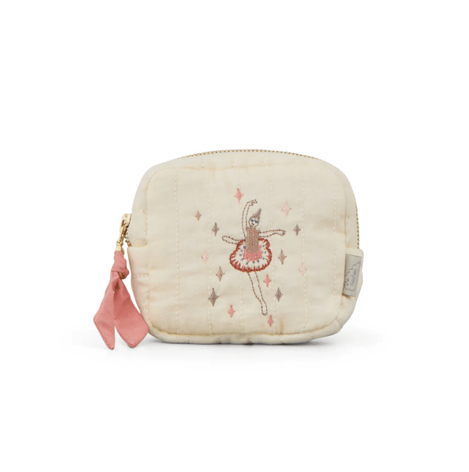 Porte-monnaie pour enfant – Ballerine – CamCam - Vue de face sur fond blanc