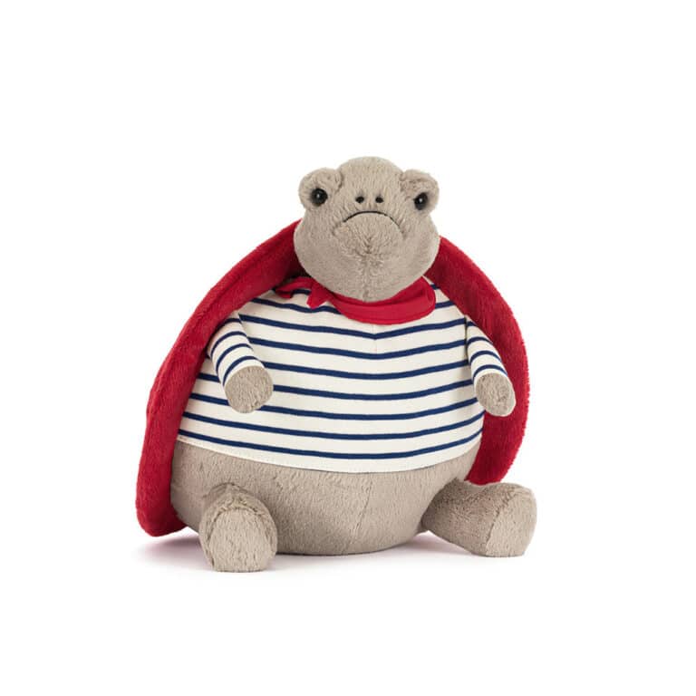Jellycat Timmy Turtle Romantic Outfit - Jellycat - Vue de face sur fond blanc