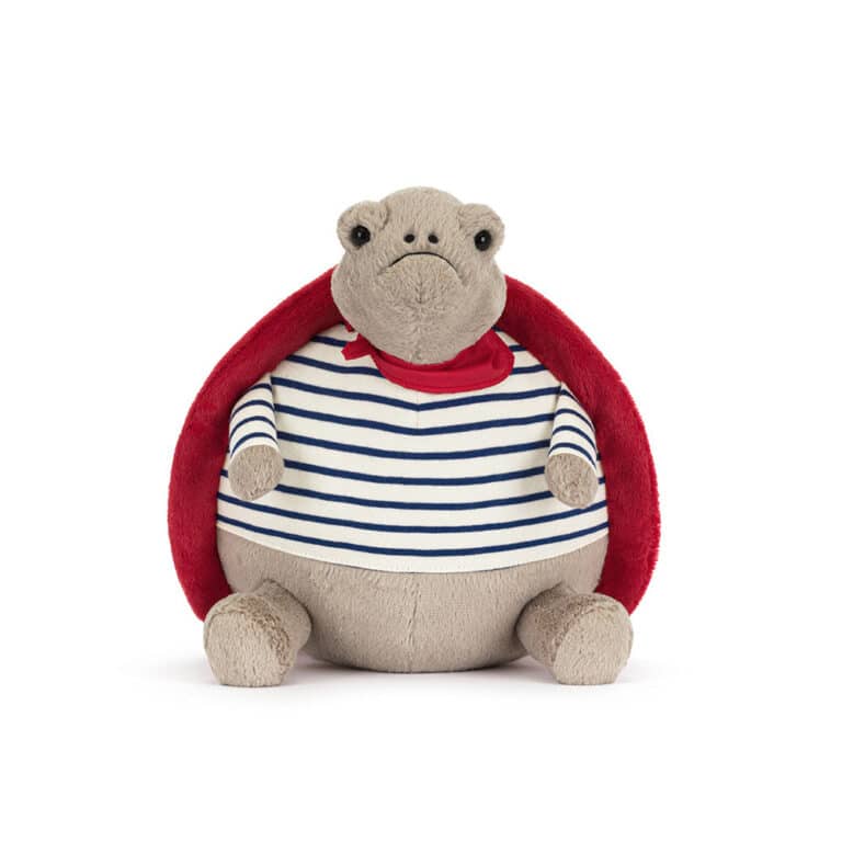 Jellycat Timmy Turtle Romantic Outfit - Jellycat - Vue de face sur fond blanc