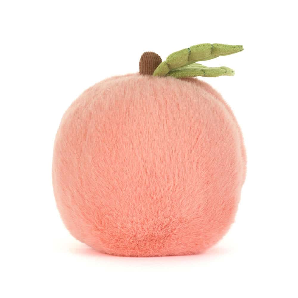 Doudou Amuseables Peach – Jellycat - Vue de dos sur fond blanc