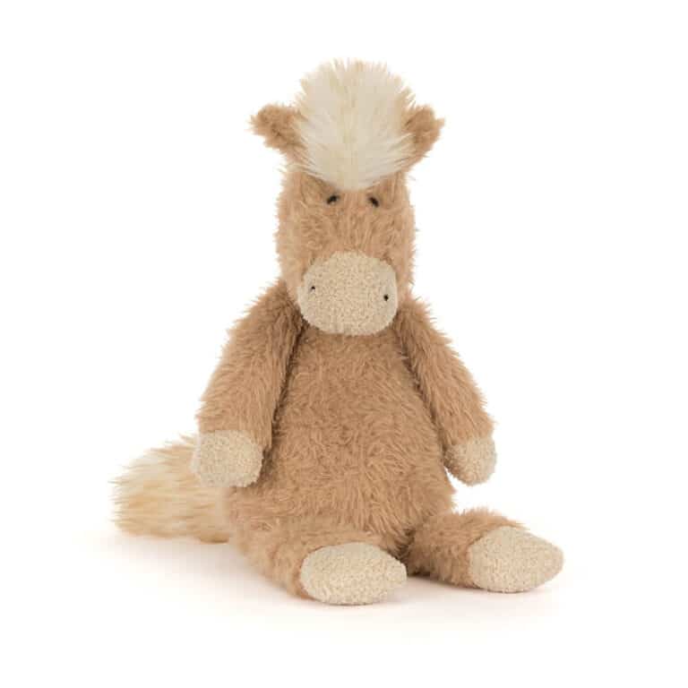 Doudou Canterneigh Pony – Jellycat - Vue de face sur fond blanc