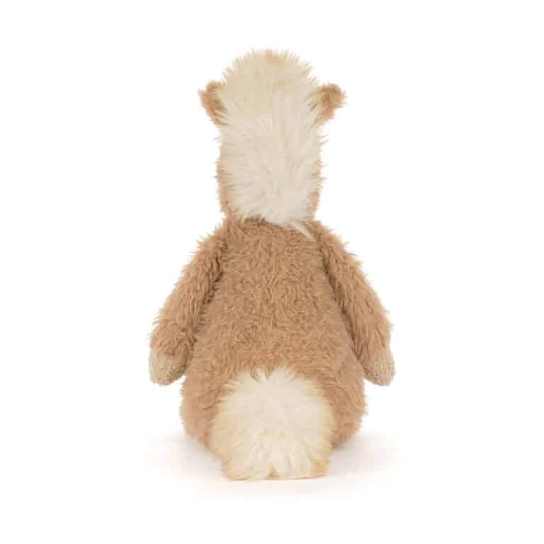 Doudou Canterneigh Pony – Jellycat - Vue de dos sur fond blanc