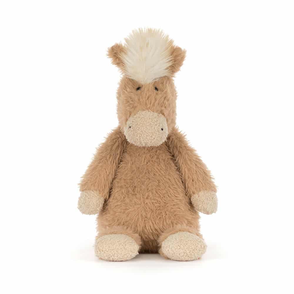 Doudou Canterneigh Pony – Jellycat - Vue de face sur fond blanc