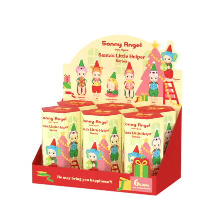 Sonny Angel® Santa’s Little Helper – Noël 2025 - vue de face sur fond blanc