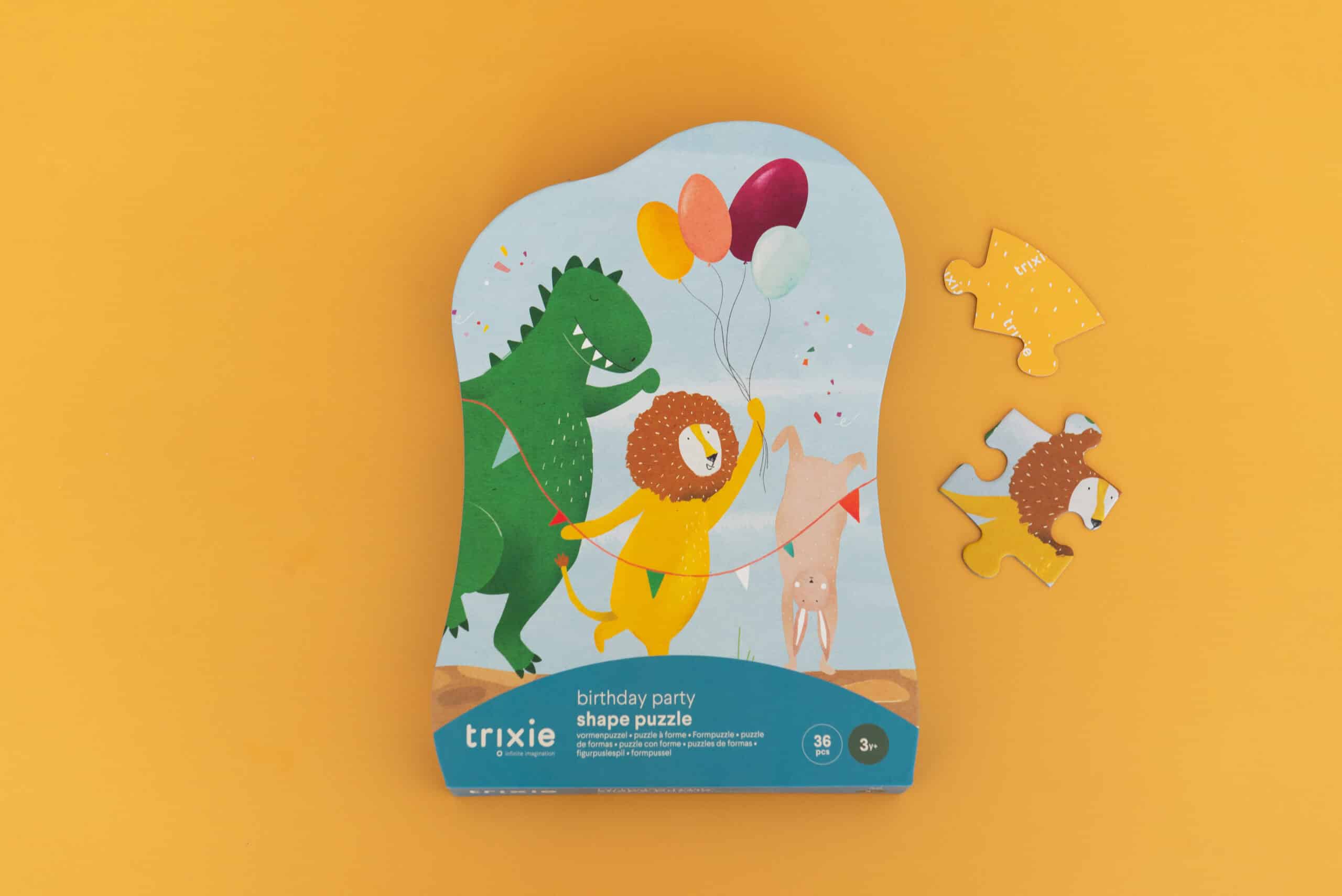 Puzzle à forme – Fête d’anniversaire – 36 pièces – Trixie Baby - Ambiance