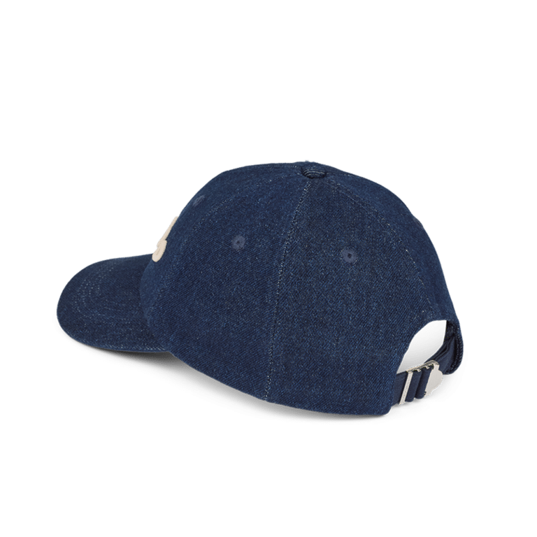 Casquette bleu denim lieWood fond blanc