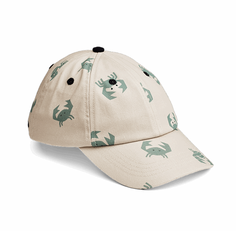 Casquette crabe sandy liewood fond blanc