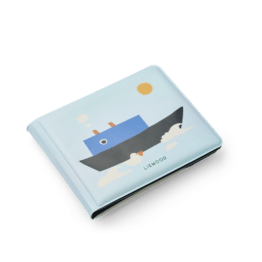Le livre de bain bateau de Liewood fond blanc