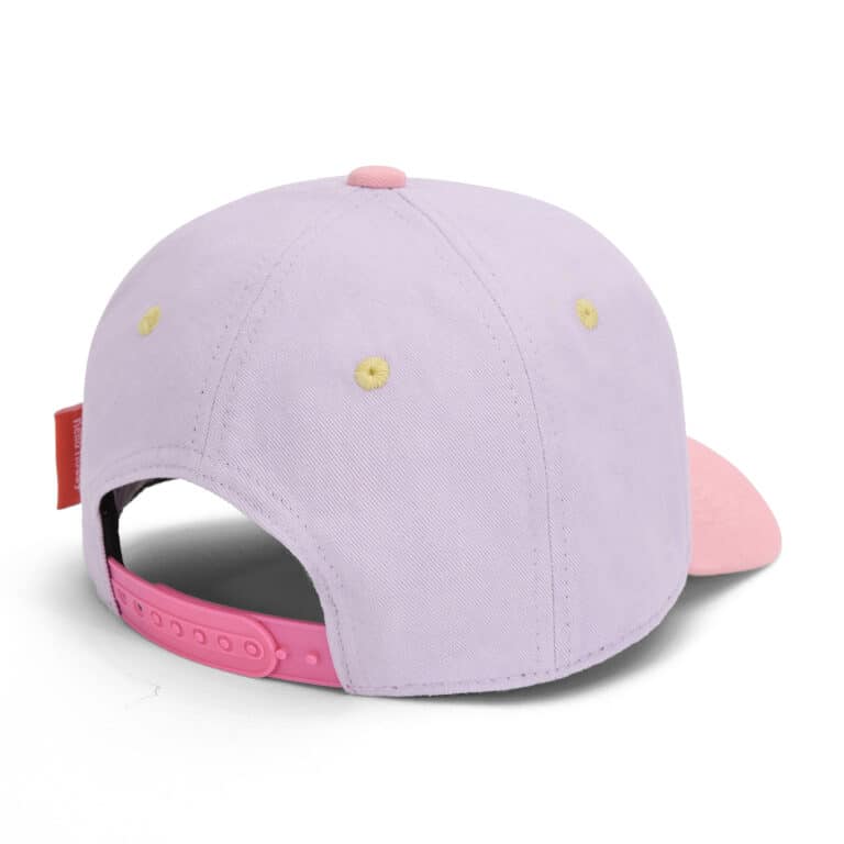 Casquette enfant Mini Purply – Hello Hossy - Vue de dos sur fond blanc