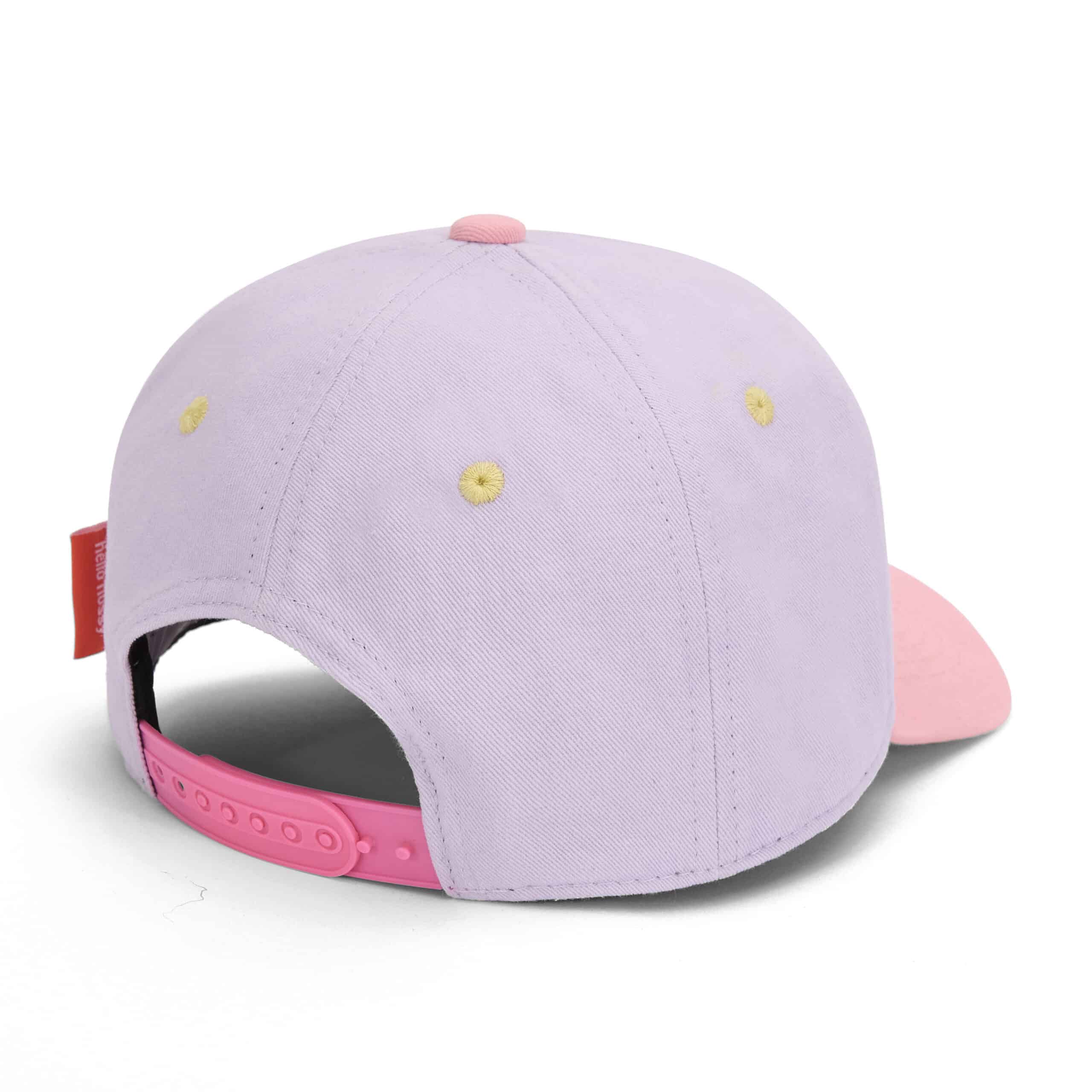 Casquette enfant Mini Purply – Hello Hossy - Vue de dos sur fond blanc