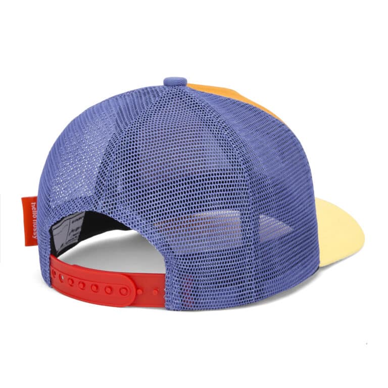 Casquette trucker papa - Mini canyon - Hello Hossy, vue de derrière sur fond blanc