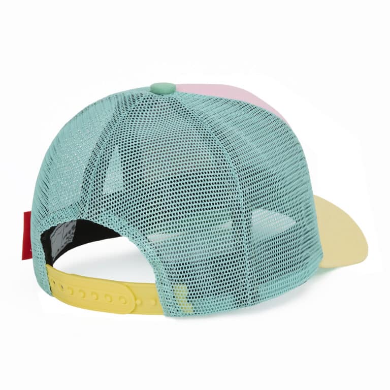 Casquette trucker enfant - Mini poppy - Hello Hossy, vue de dos sur fond blanc