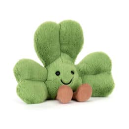 Doudou Amuseables Siofra Shamrock – Jellycat - Vue de face sur fond blanc