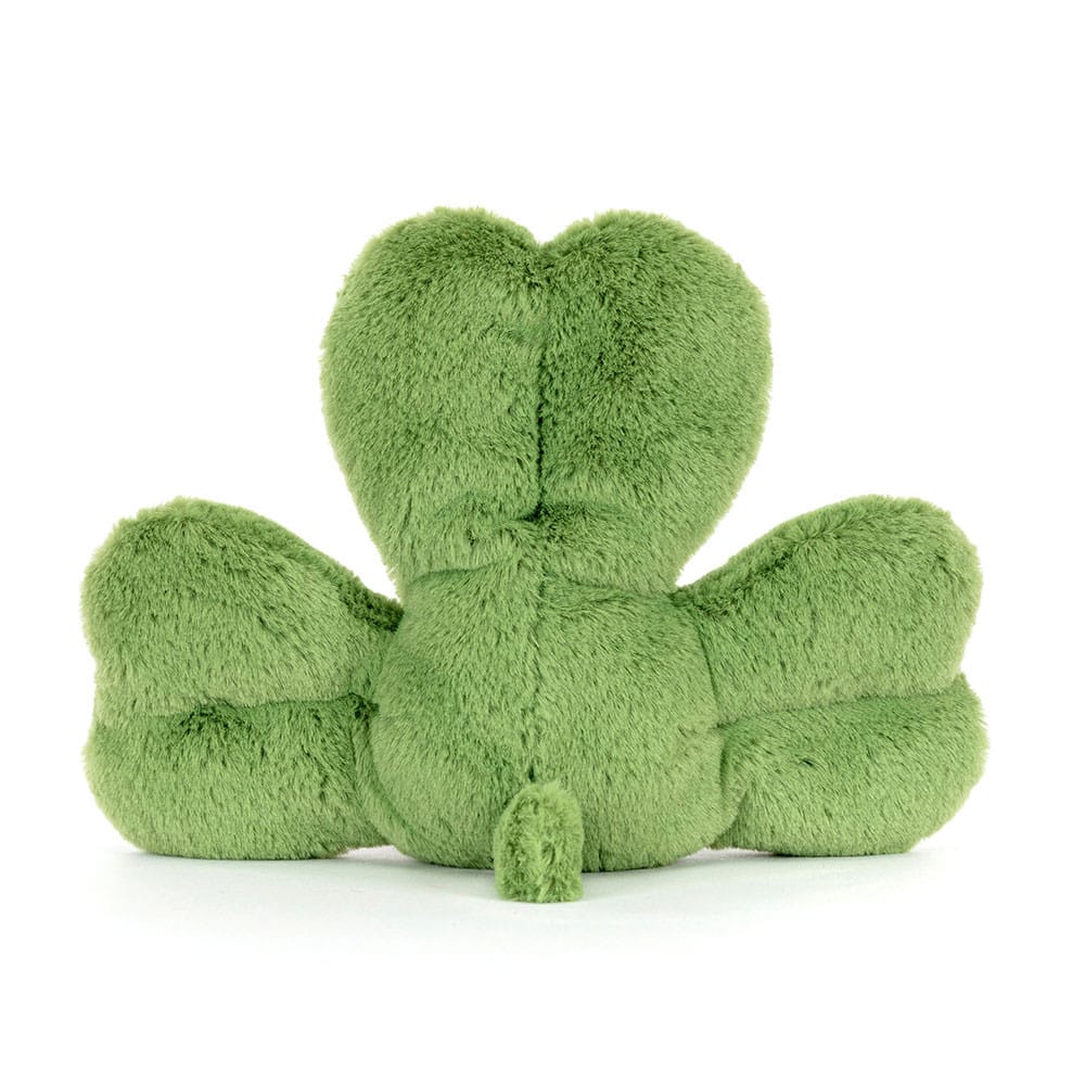 Doudou Amuseables Siofra Shamrock – Jellycat - Vue de dos sur fond blanc