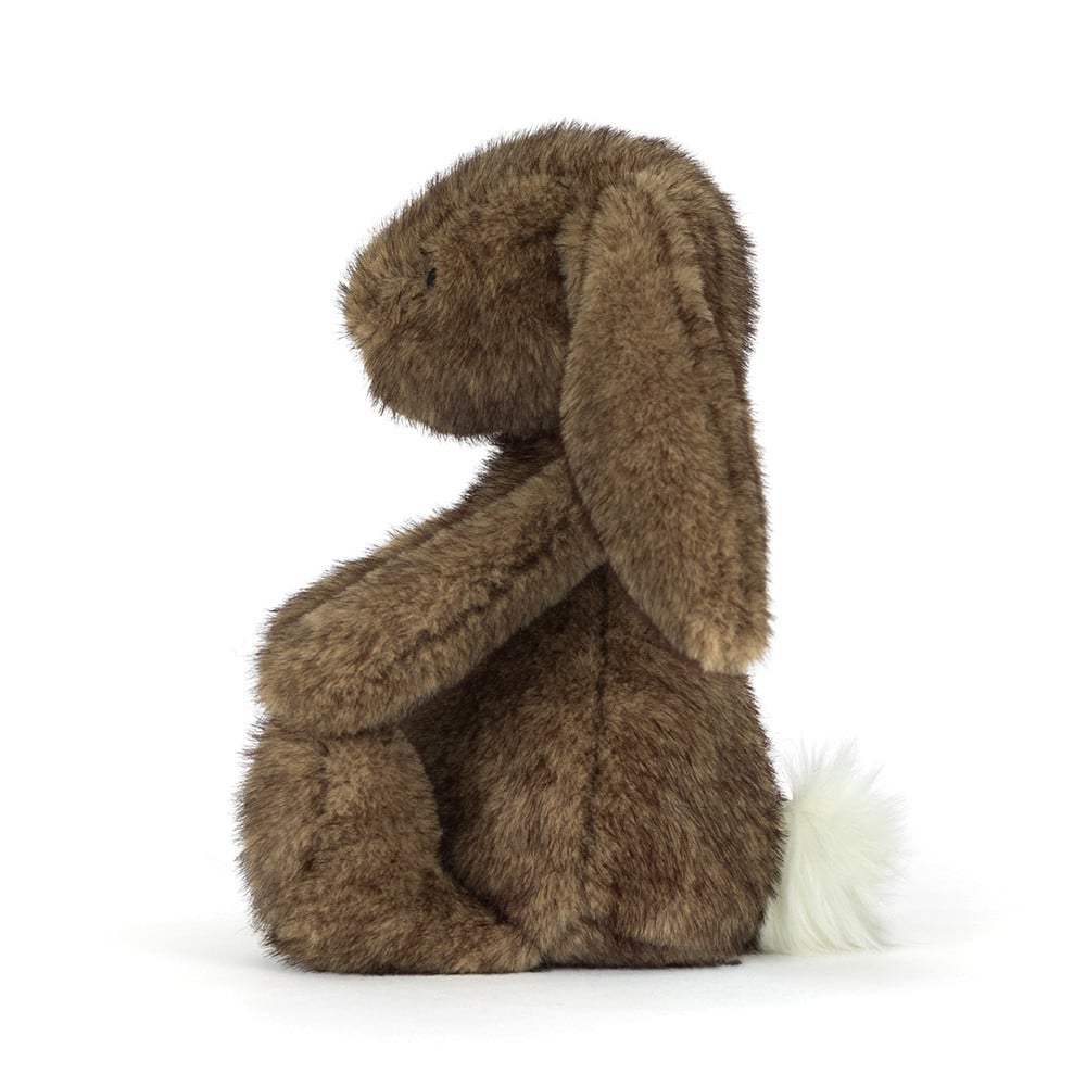 Doudou Hoppleston Luxe Bunny – Jellycat - Vue de côté sur fond blanc