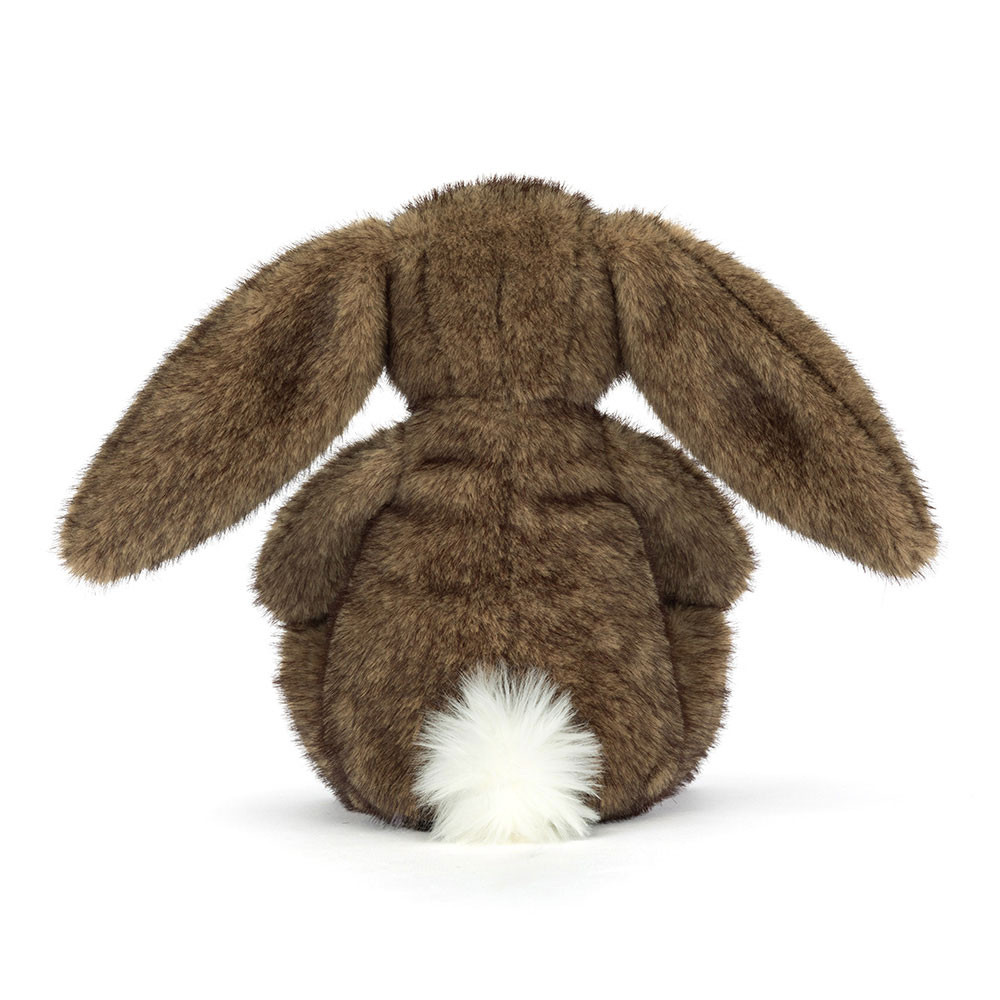 Doudou Hoppleston Luxe Bunny – Jellycat - Vue de dos sur fond blanc
