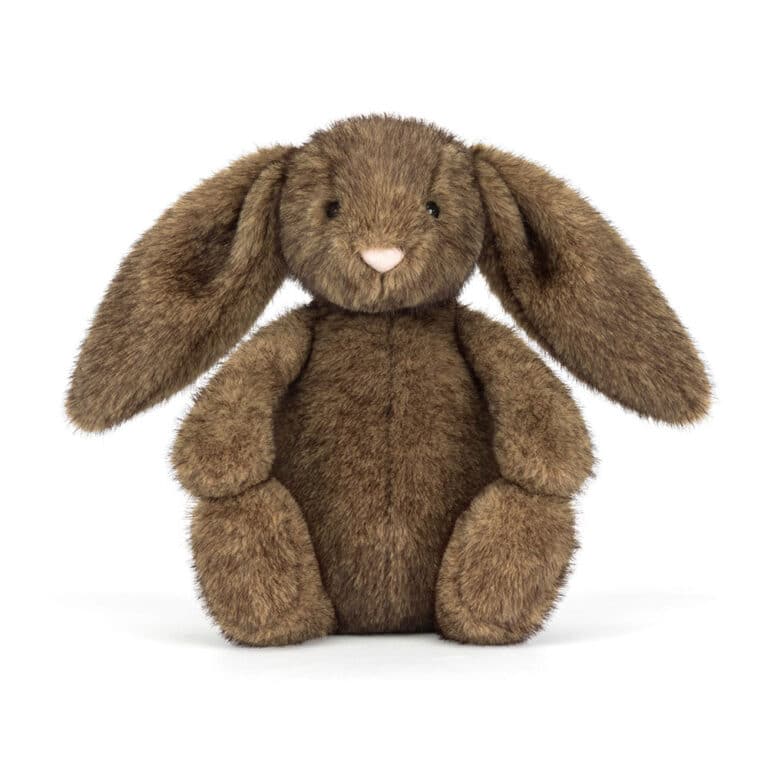 Doudou Hoppleston Luxe Bunny – Jellycat - Vue de face sur fond blanc