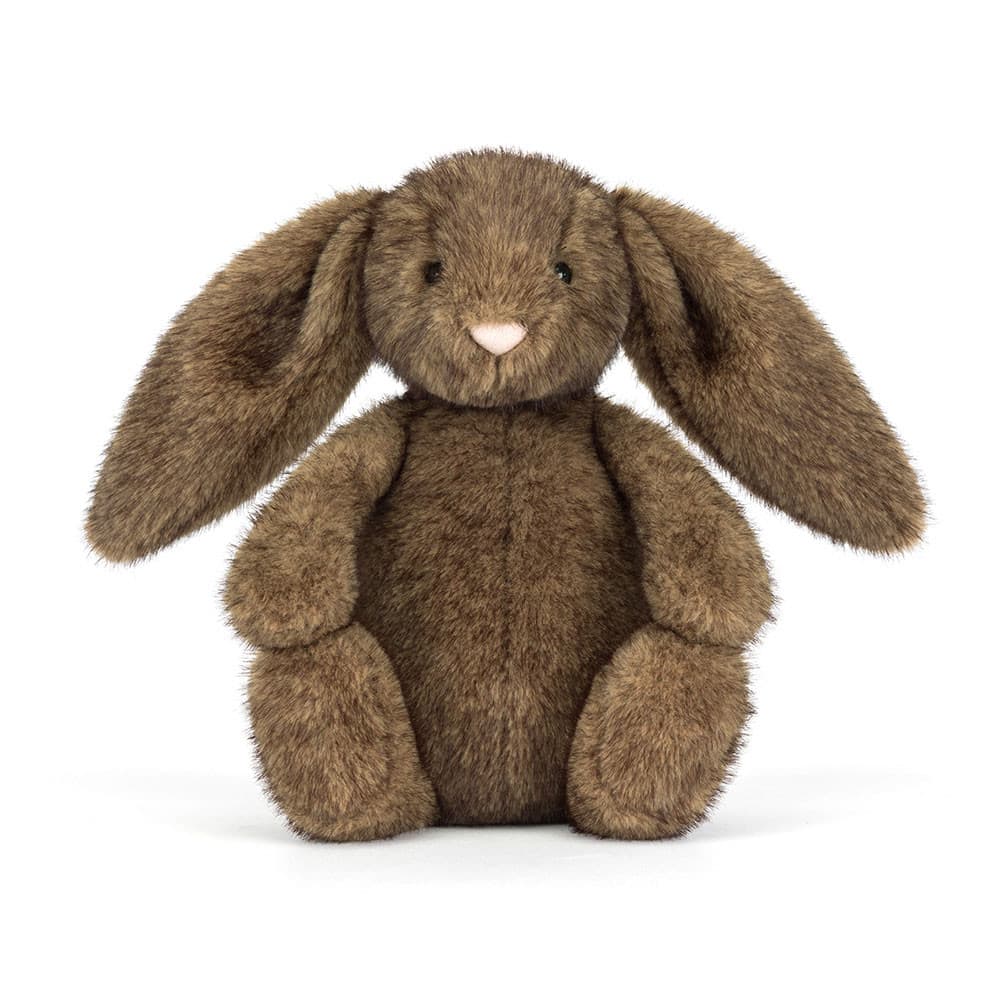 Doudou Hoppleston Luxe Bunny – Jellycat - Vue de face sur fond blanc