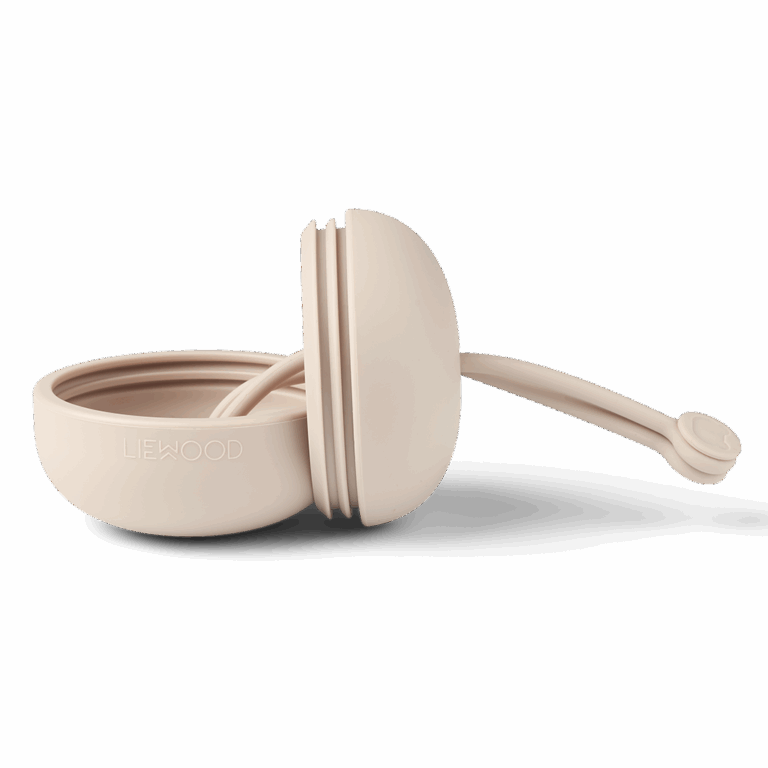 Étui pour tétine en silicone – Sandy - Liewood - Vue de face sur fond blanc