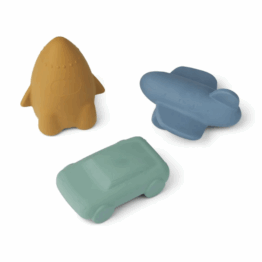 Jeu de bain – Transport – Liewood - Vue de face sur fond blanc