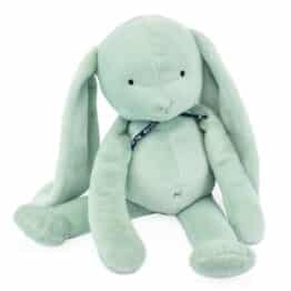 la grande peluche Lapin Méloé Vert sauge Maïlou fond blanc
