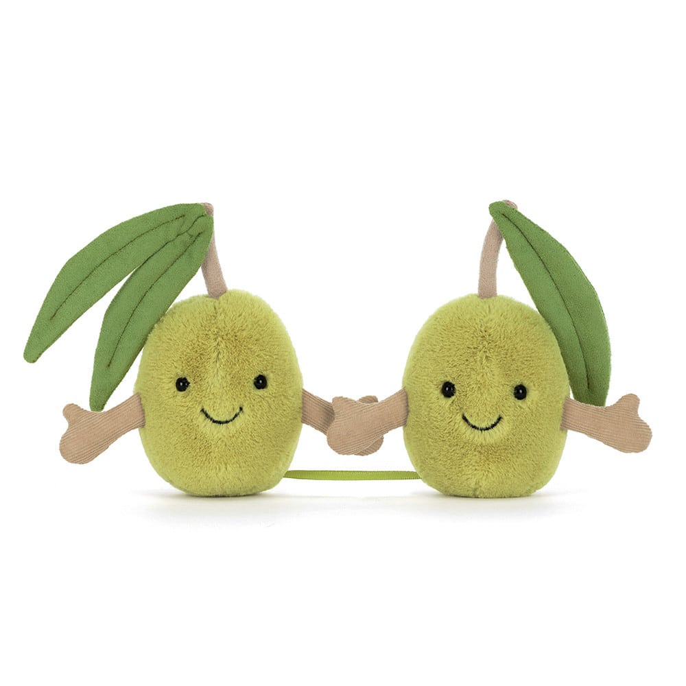 Jellycat Amuseables Olive Plush Pair green olives plush toy | peluche olives vertes Jellycat Amuseables