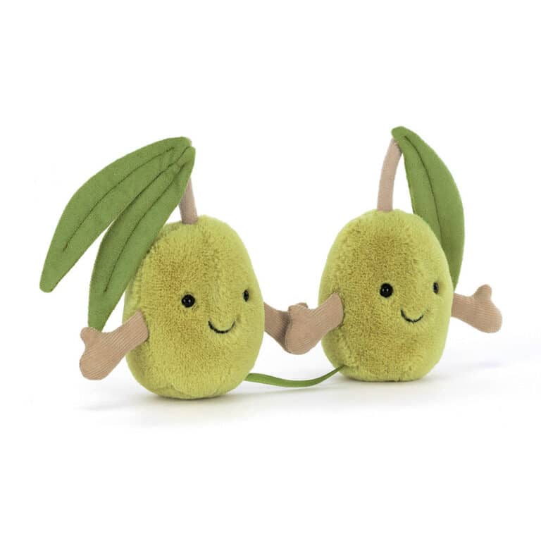 Jellycat Amuseables Olive Plush Pair green olives plush toy | peluche olives vertes Jellycat Amuseables