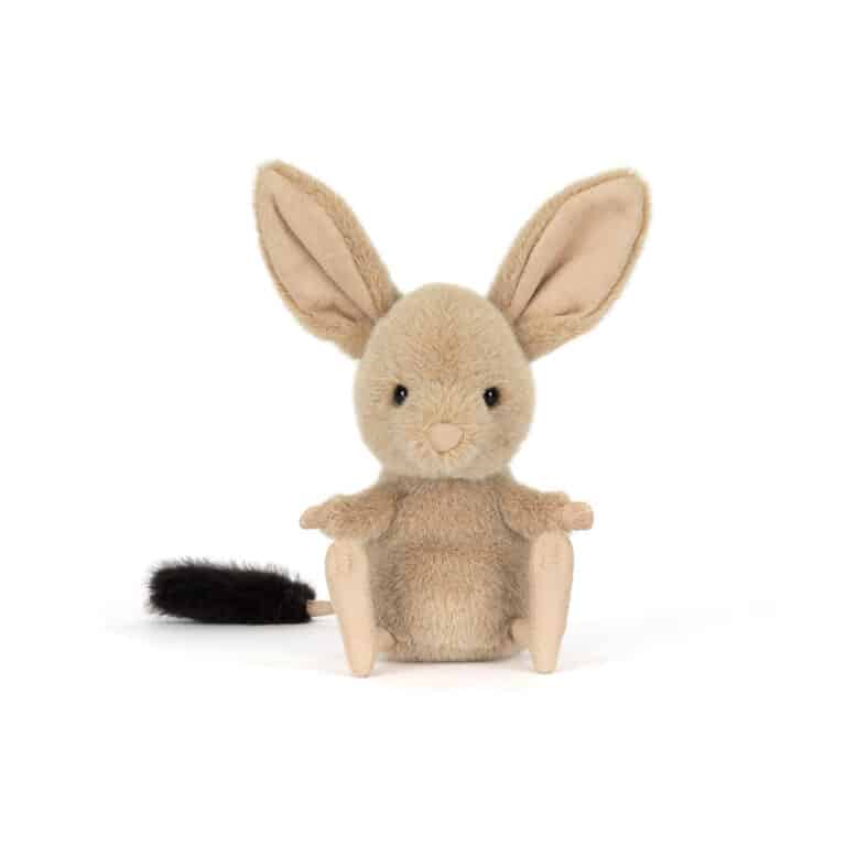 Gerbille peluche - doudou animaux rigolos - peluche Jellycat - où trouver des Jellycat - doudou jerboa - peluche originale - peluche gerbille du désert