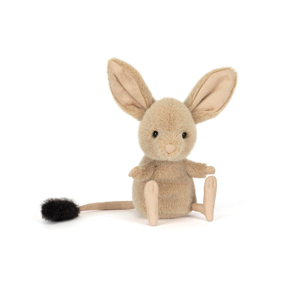 Gerbille peluche - doudou animaux rigolos - peluche Jellycat - où trouver des Jellycat - doudou jerboa - peluche originale - peluche gerbille du désert