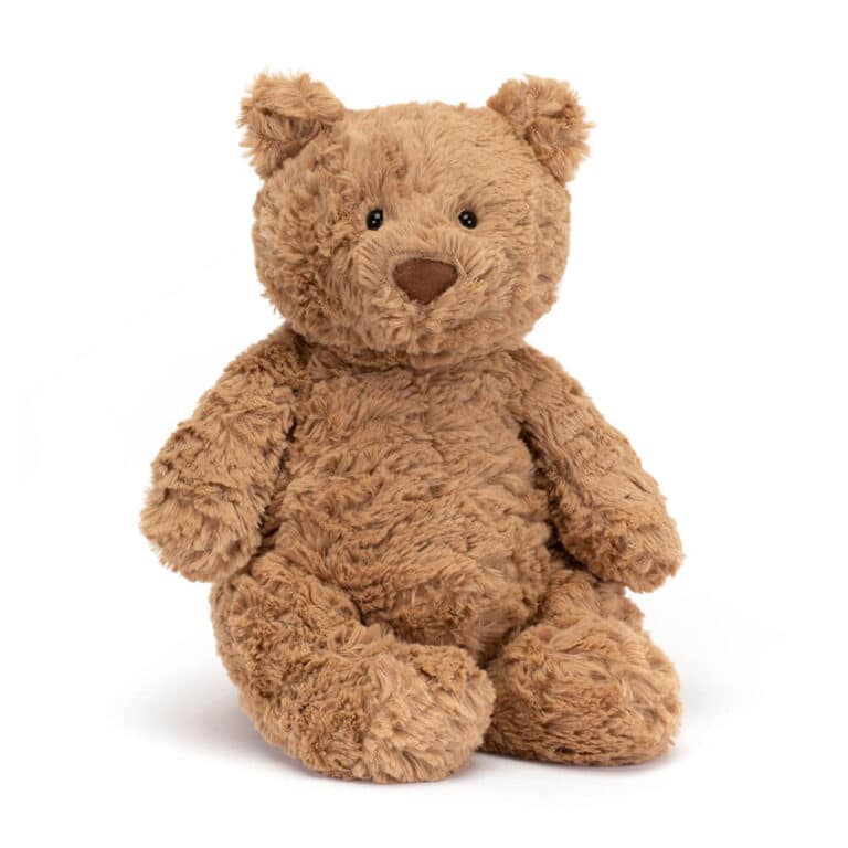 Bartholomew Bear - Jellycat, vue de face sur fond blanc