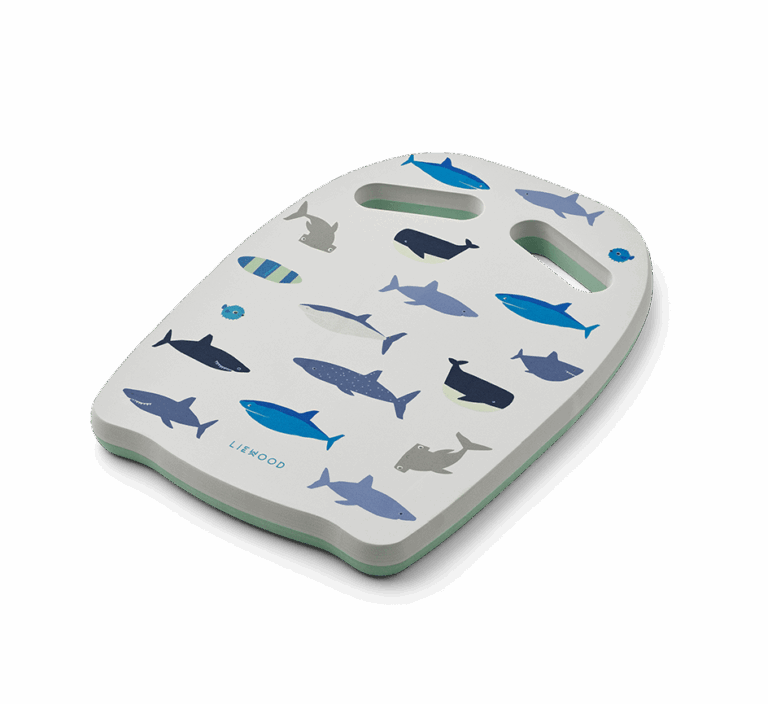 Planche de natation hayden requin liewood fond blanc