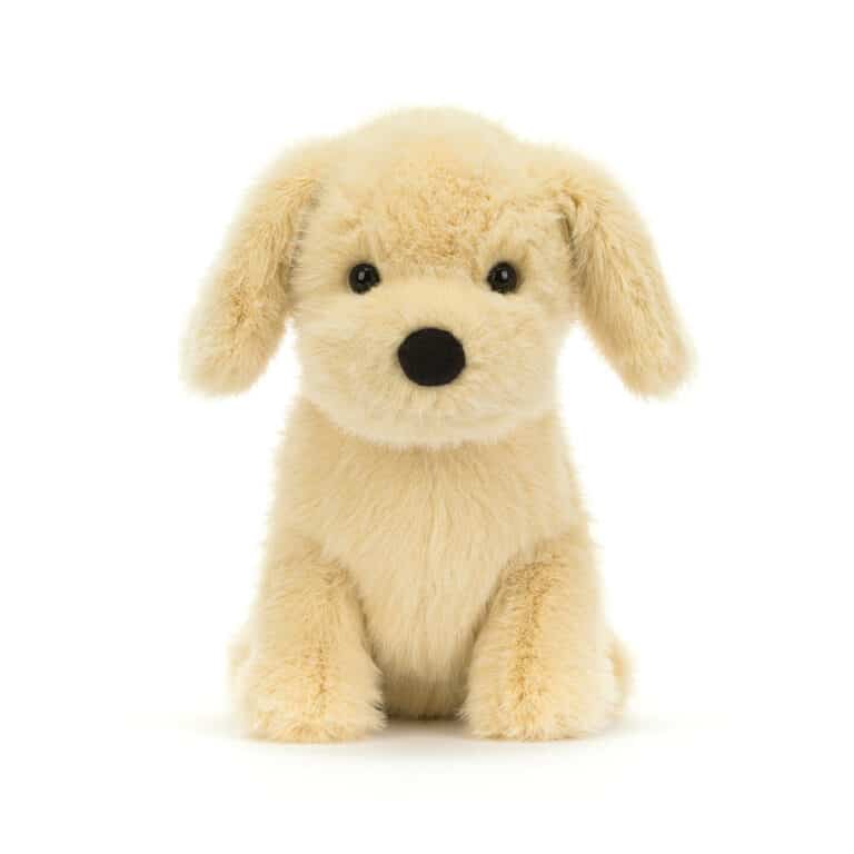 Golden puppy - dog Jellycat - Peppa Jellycat - Ewert Jellycat - peluche rare Jellycat - Où trouver des peluches Jellycat ? - doudou chien - petite peluche chien