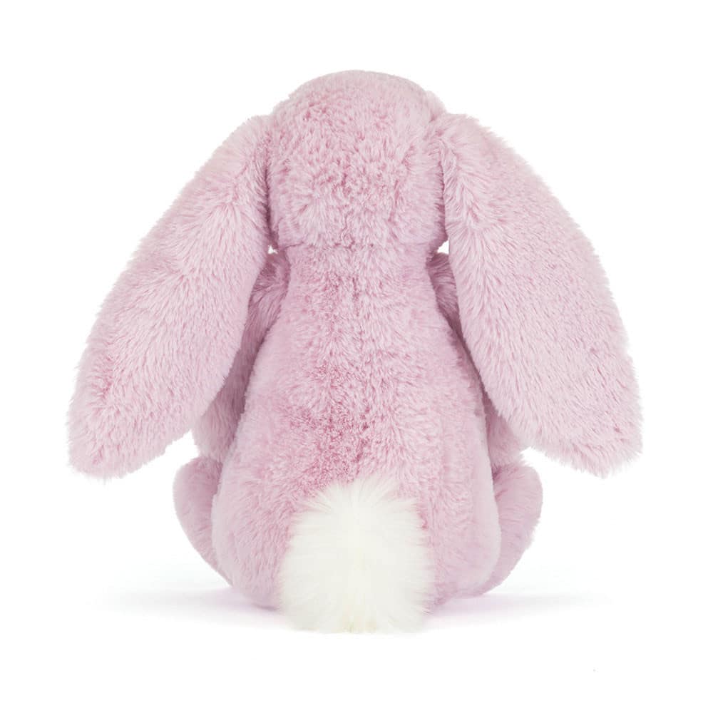 Thistlepop blossom luxe bunny - Jellycat, vue de dos sur fond blanc