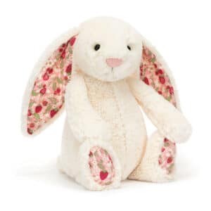 Doudou Blossom Cream Bunny ‘Berry’ - Jellycat