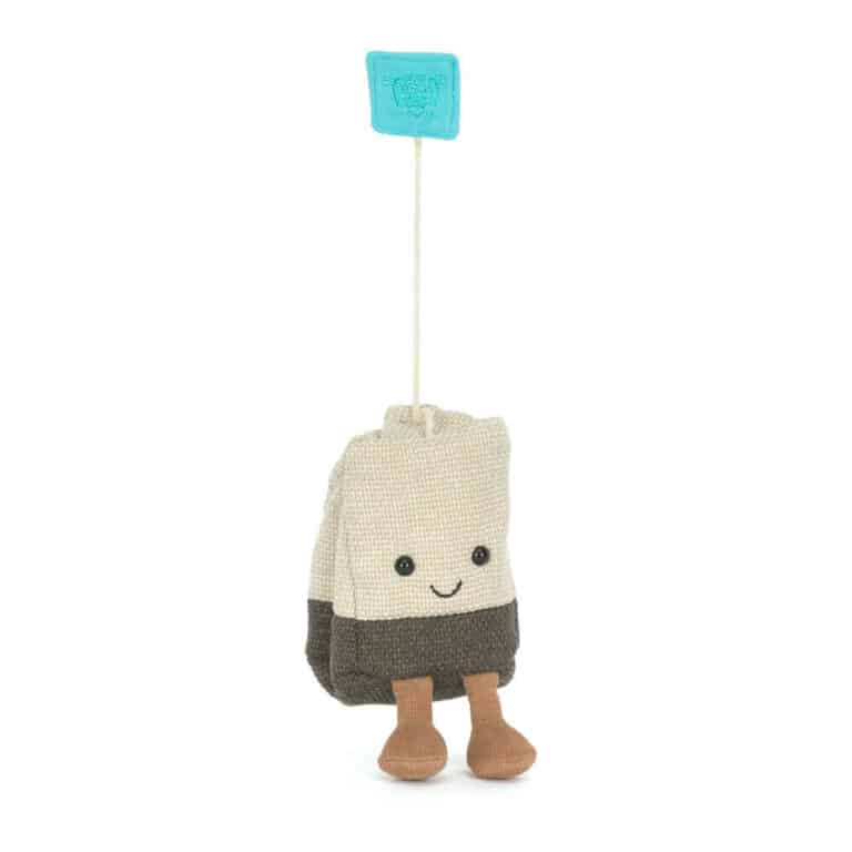 Amuseables Steepy Tea Bag - Jellycat, vue de face sur fond blanc