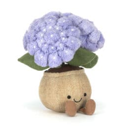 peluche jellycat pas cher hortensia amuseables hydrangea doudou plante fleur collection jellycat deco cadeau peluche rare douce enfant design original fleur pot plush toy