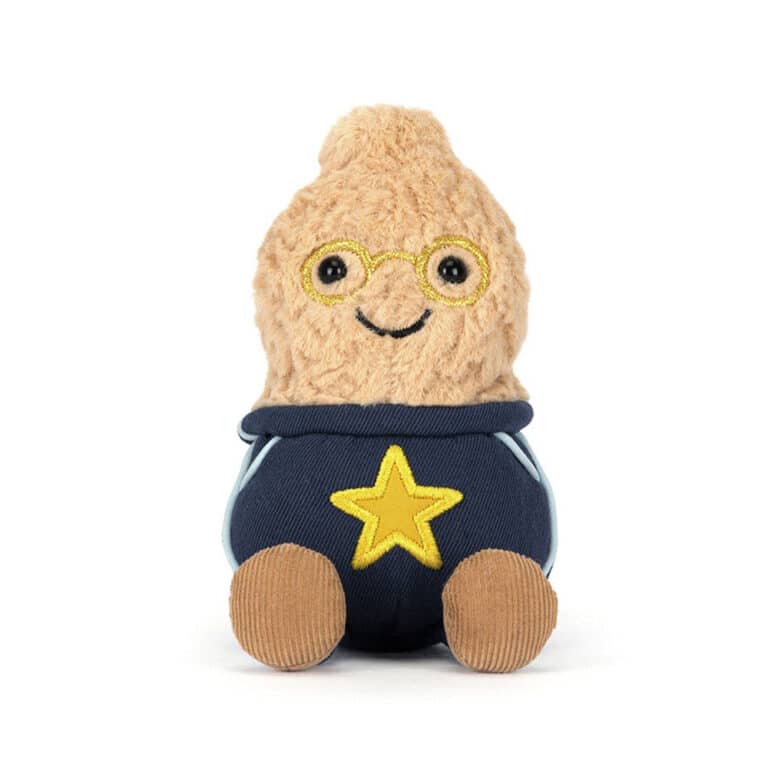 peluche jellycat pas cher peanut amuseables cacahuete doudou collection jellycat rare peluche etudiant cadeau enfant deco bureau plush toy original doux design mignon collectionneur