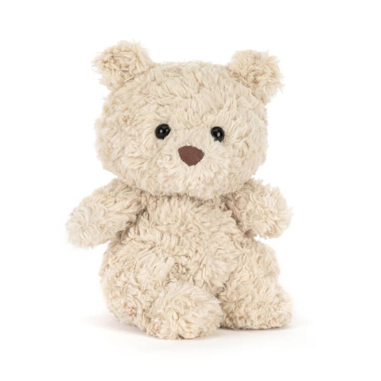 Bartholomew Bear Junior – Peluche Ours Jellycat Junior – Doudou Ourson Doux et Compact peluche jellycat pas cher Bartholomew Bear Junior ours junior doux collection Jellycat doudou ourson cadeau enfant peluche kawaii cuddle toy beige mini plush toy ours collector tendance