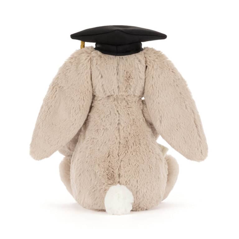 peluche jellycat pas cher bashful bunny graduation lapin diplome doudou collection jellycat cadeau reussite etudiant peluche douce plush toy souvenir original idées cadeaux étudiant, réussite bac cadeau, offrir réussite examen, peluche étudiant