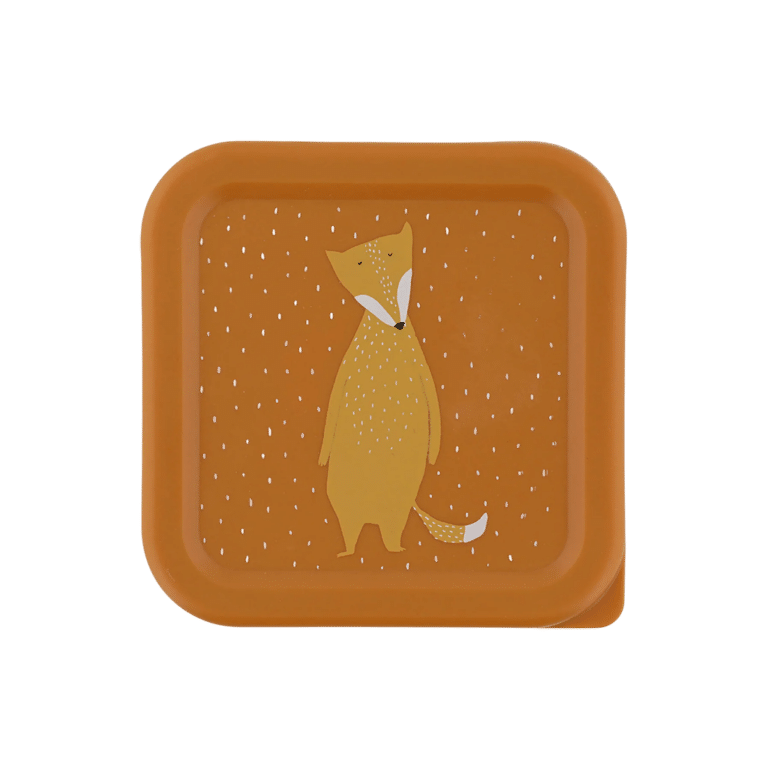 Boite à gouter 3 pièces mr renard trixie fond blanc
