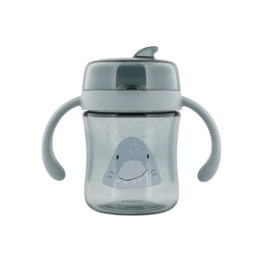 Gobelet 360 avec poignées mr shark trixie fond blanc