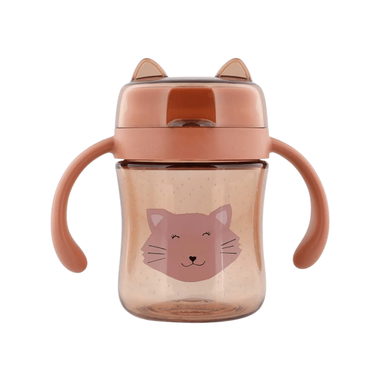 Gobelet 360 avec poignées mrs cat de trixie fond blanc