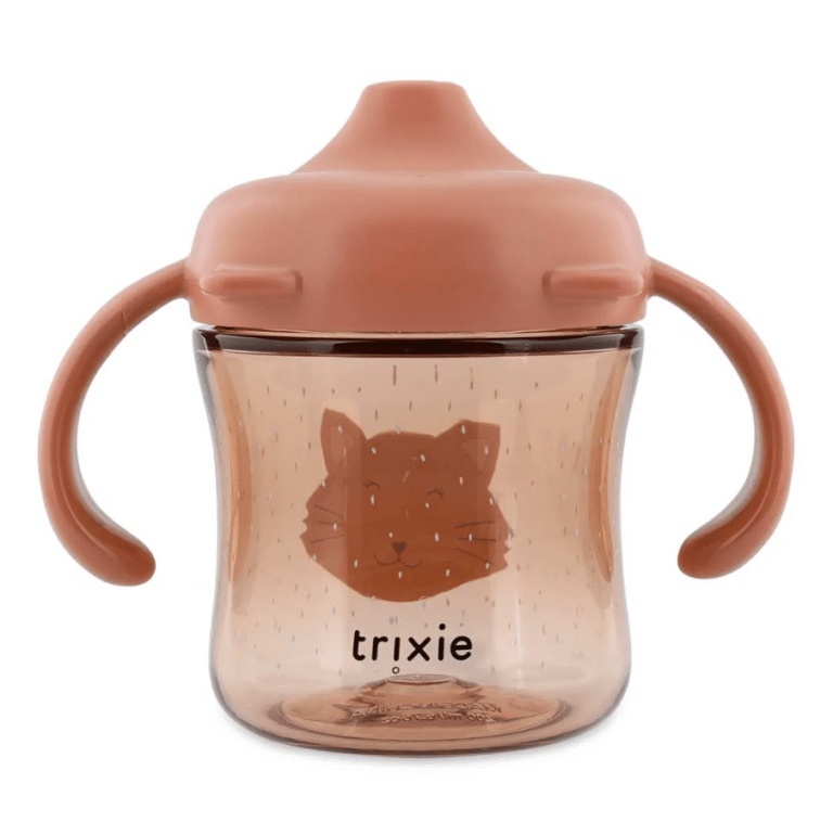 Gobelet d'apprentissage avec poignées mrs cat trixie de dos