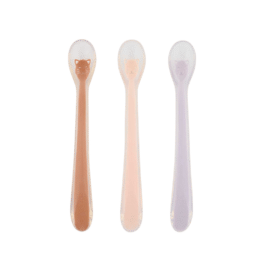 Lot de 3 cuillères d'alimentation mlle chat Trixie fond blanc