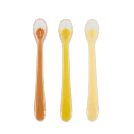 Lot de 3 cuillères d'alimentation mr lion fond blanc