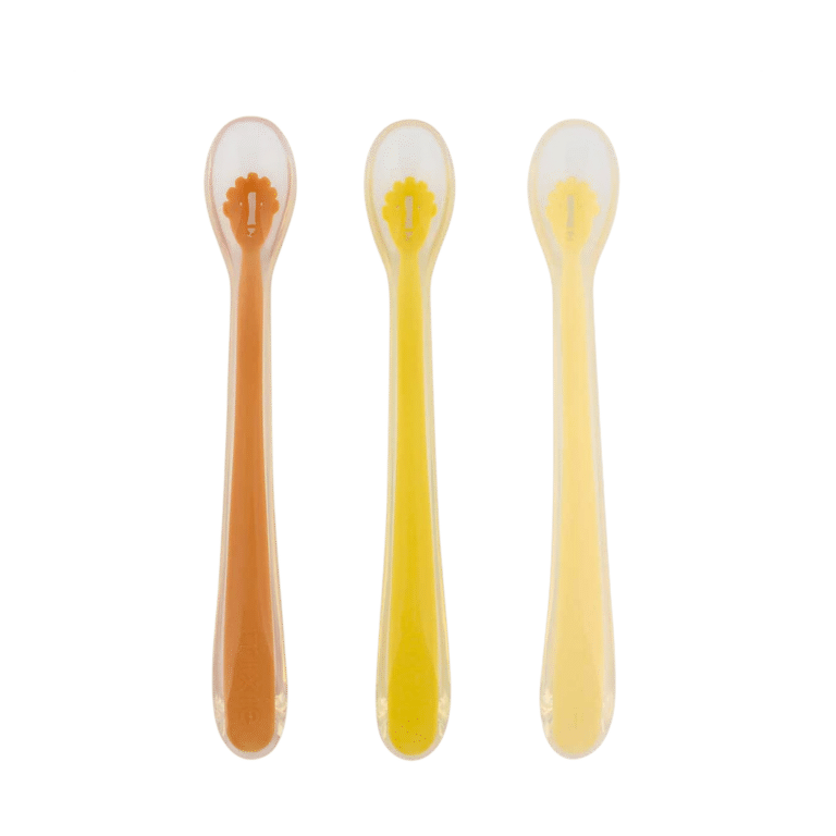 Lot de 3 cuillères d'alimentation mr lion fond blanc